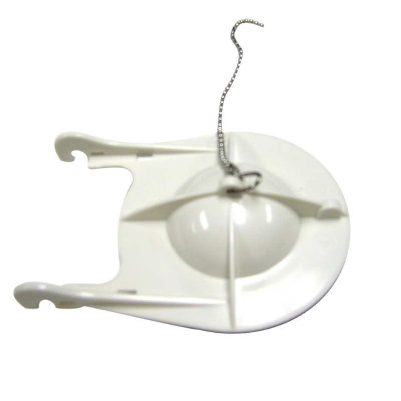 White Plastic 3-Inch Toilet Flapper Assembly