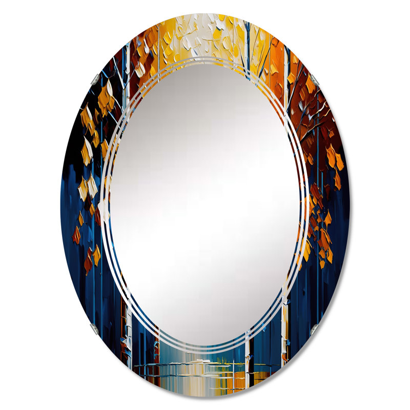 Miroir mural Raff Path Into The Yellow Forest VII, 36 po x 24 po