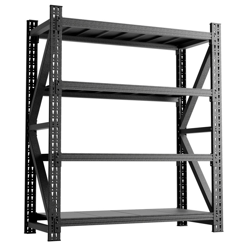 Tablettes de garage réglables robustes en métal, 68.9" H x 59" W x 23.6" D