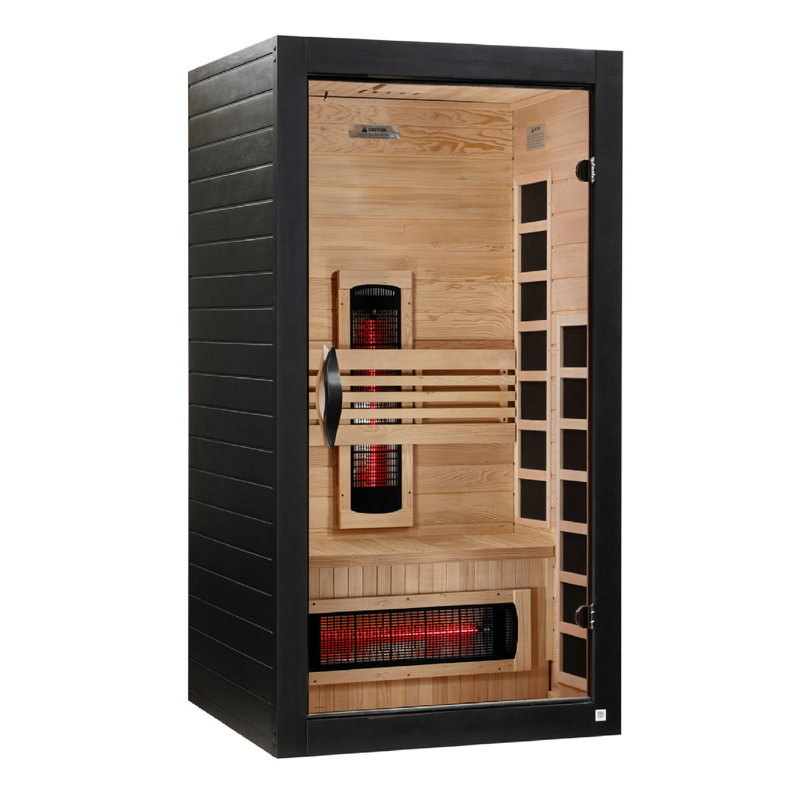 Dynamic Santorini 1-2 Person Full Spectrum Near Zero Emf Far Ir Sauna