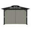 Paroi latérale en polyester pour pavillon de jardin Aoodor-90565559-97531251