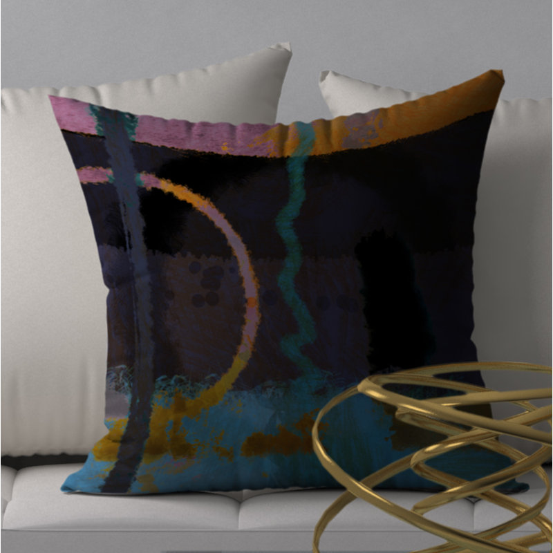  Housse et insert de coussin carré exclusif, 24 po x 24 po