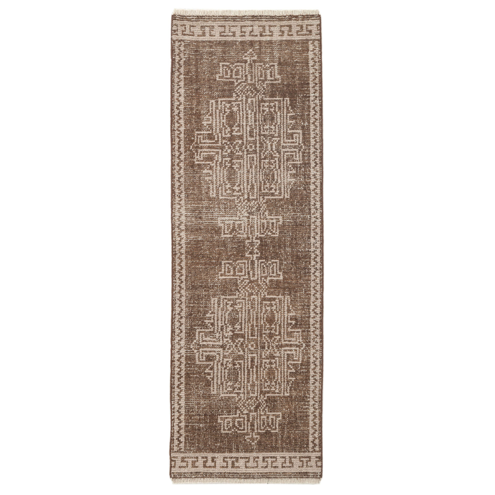 Mira Hand Knotted Wool Area Rug, Runner 2'6" x 8'