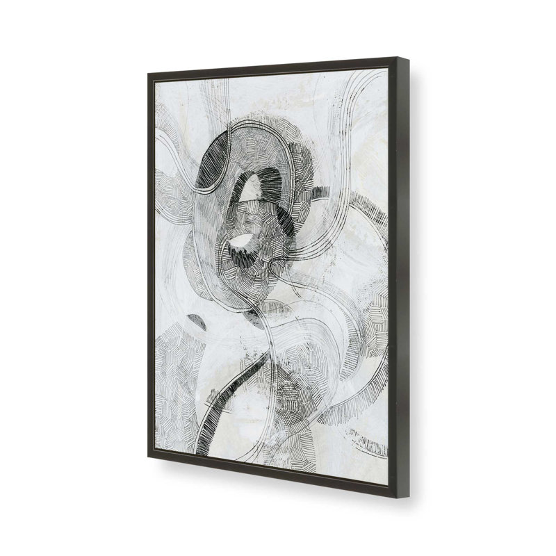 «Listo I» par June Erica Vess, reproduction d'art, H 16 po x l 12 po, Impression sur cadre ouvert sans papier mat, Noir