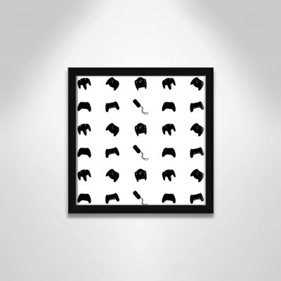 Gamer Pattern Paper Print