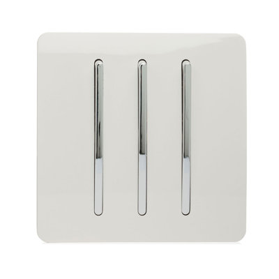 Trendi Switch 3 Gang 1 or 2 way Rocker Light Switch