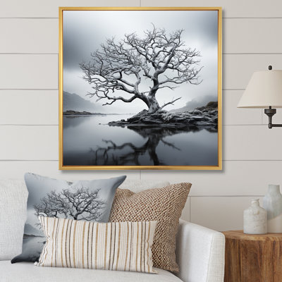 " Stormy Grays Tree Emotions "