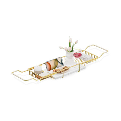Freestanding Stainless Steel Bathroom Accessory Tray