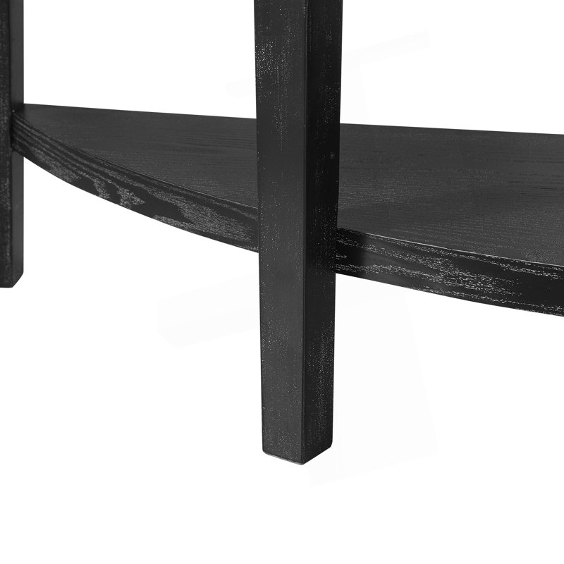 Élégante table d'entrée en demi-lune
