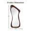 Miroir de plancher 71 po
