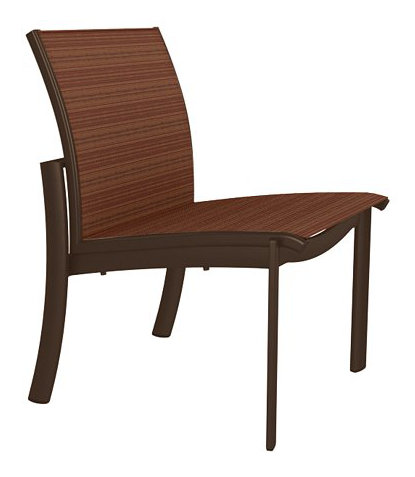 Kor Outdoor Dining Side Chair, Gold Coast, Greco