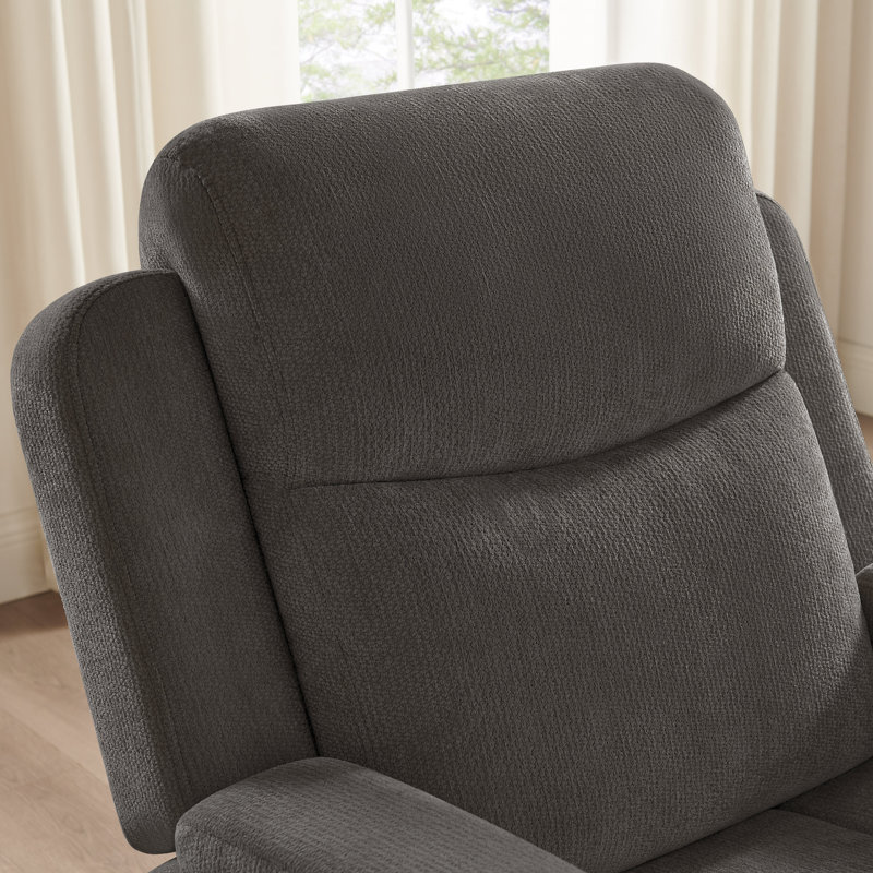 Fauteuil inclinable électrique avec fauteuil berçant, oscillant et pivotant, porte-gobelets intégrés, ensemble de 2