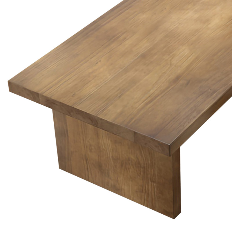 Modern Rustic Solid Wood Rectangular Dining Table, 29.53"H x 94.5"L x 39.37"W