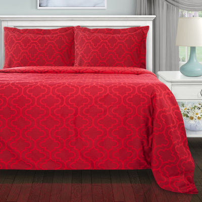 Ensemble de housse de couette 100% coton 