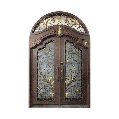 Ornate Fleur Iron Door