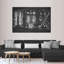Golf Patents, reproduction sur toile-493608136