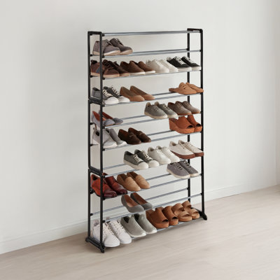 50 Pair Stackable Shoe Rack