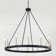 Casimir 12-light Antique Black And Light Brass Finish Wheel Chandelier