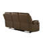 Canapé inclinable brun foncé 6026