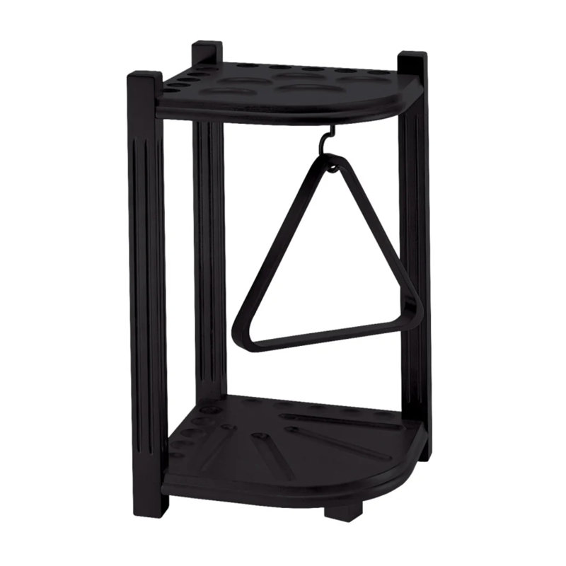 Porte-queues de billard d'angle American Heritage Cue Rack, Noir