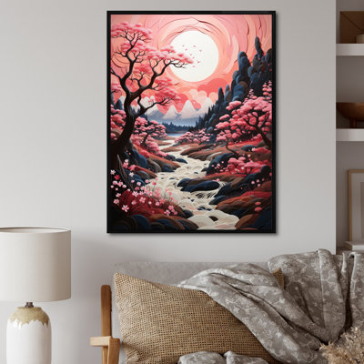 «Asian Art Zen Garden VI», reproduction d'art sur toile asiatique