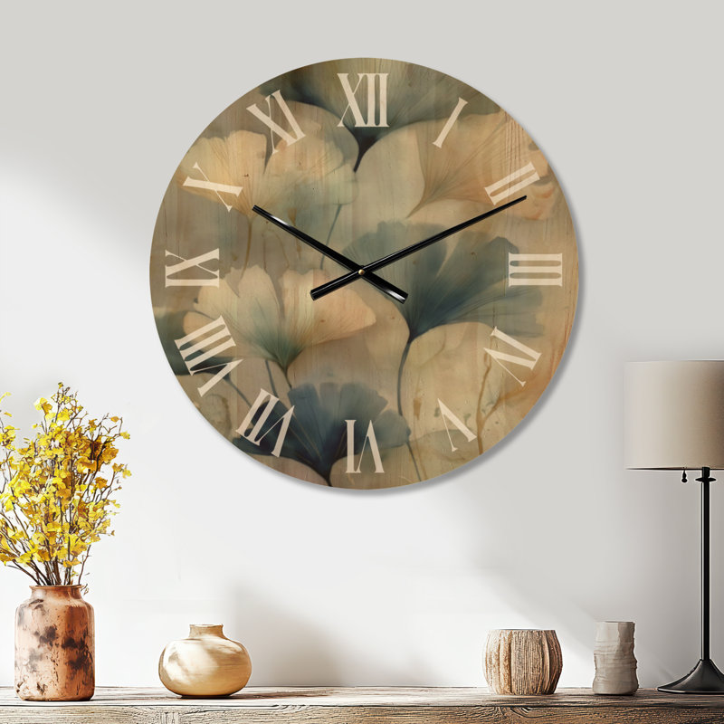 Solid Wood Wall Clock, Large