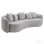 Lit superposé gris avec 5 coussins décoratifs