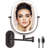 Darianny Modern Metal Oval LED Lighted Magnifying Wall Mounted Vanity Bathroom Makeup Mirror, Antique Bronze-1139608184