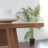 Natural Solid Oak Extendable Dining Table with Round Corners, Telescopic Design for 6-8 People