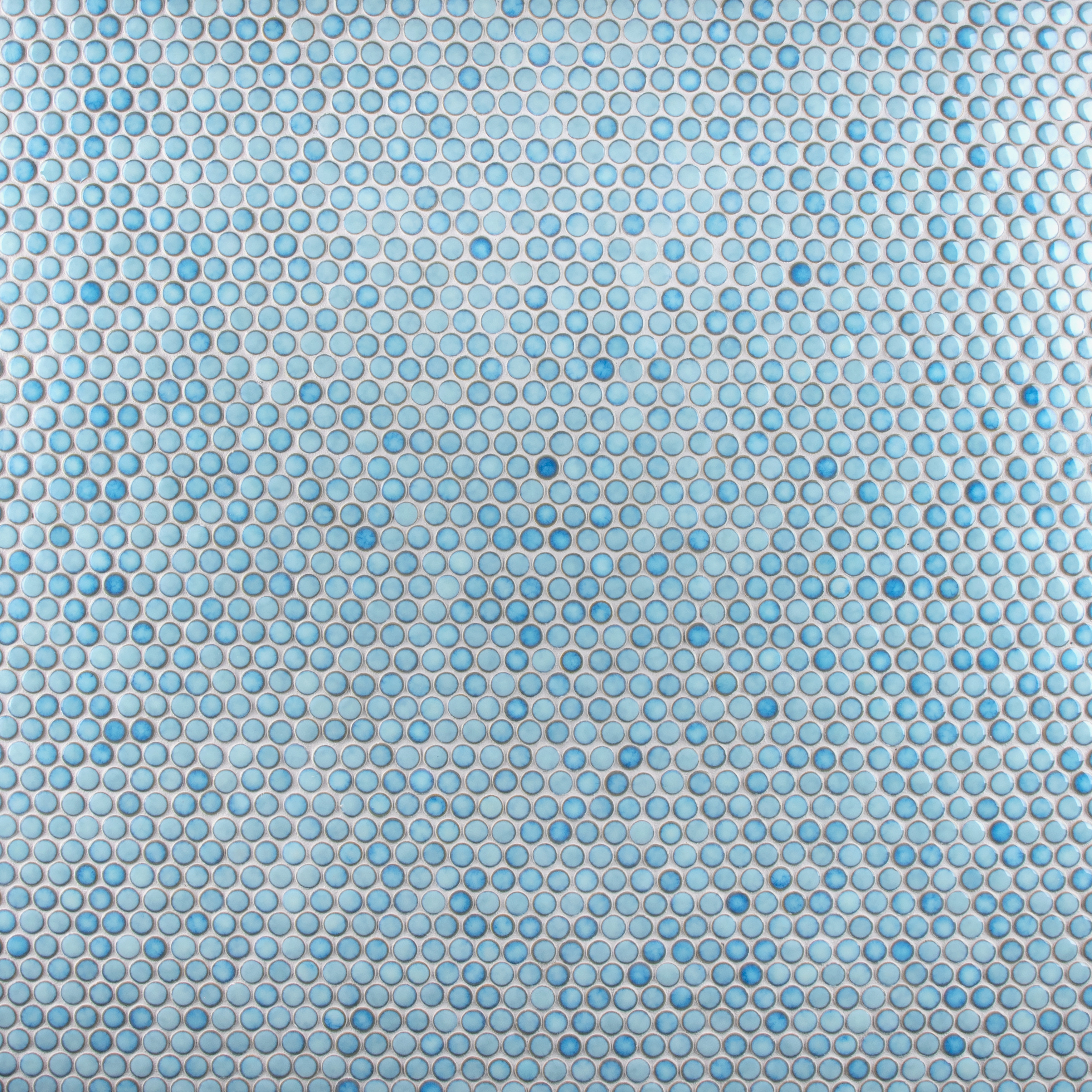 Hudson Penny Round 11-7/8 " x 12-5/8 " Porcelain Mosaic Floor & Wall Tile