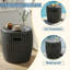 9.5 Gallon Patio Ice Chest And Side Table(black)-1046547836