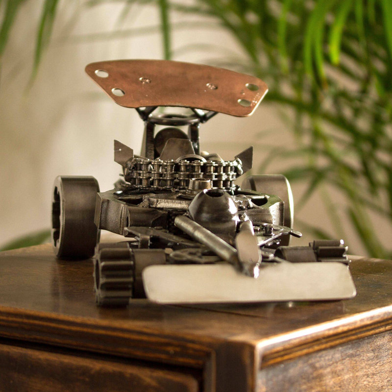 Figurine de la partie auto-cycle en métal à 1 voiture de première formule Hofmeister