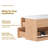 Bibbye 84" Wall Mounted Floating Bathroom Vanity With Double Sinks