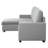 Upholstered L-Shaped Sectional Reversible