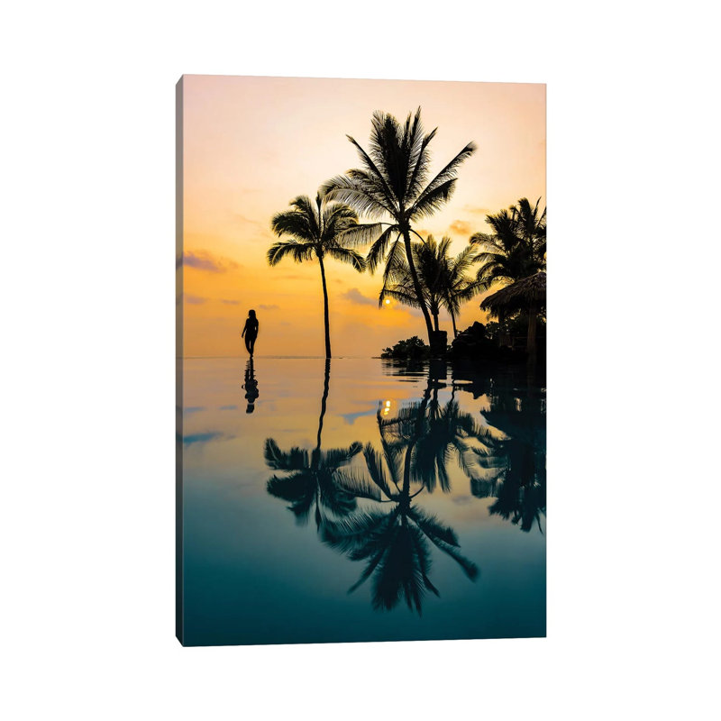 Relaxation Sunset by Lucas Moore - Wrapped Canvas Print, 30.48 cm H x 45.72 cm W