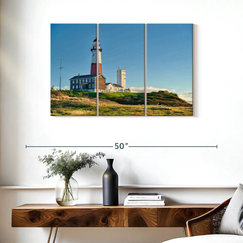 Lilie Montauk Lighthouse, 24" H x 38" W