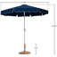 Ensemble de parasol avec passepoil Chavonte-1001388071-1001388068