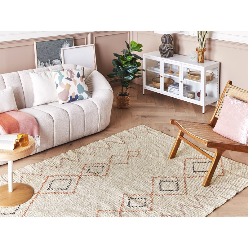 Winta Geometric Hand Woven Area Rug, Rectangle 140 x 200cm