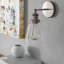 Wayland 1 - Light Dimmable Industrial Style Switched Armed Sconce Wall Light-1409111822-1409111823