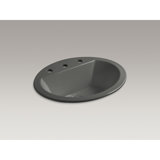 Bryant Vitreous China Oval Drop-In Bathroom Sink with Overflow