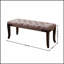 Banc capitonné Linon, tissu