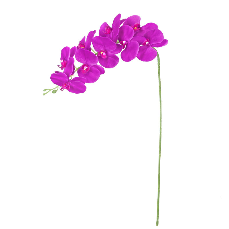 Tige de fleur d'orchidée artificielle, Mauve