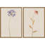 «Wild Flourish I S / 2» par Bell - Ensemble de 2 reproductions de cadres photo simples