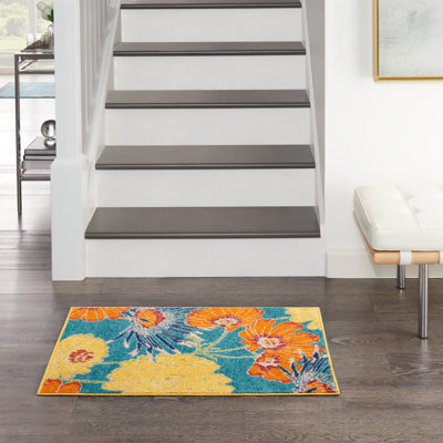 Abruscato Floral Indoor Rug