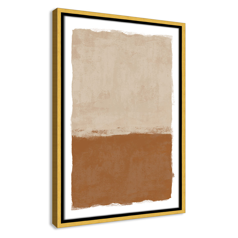 «Carmel Crush II» par Natalie Carpentieri, 13.5' W x 19.5' H, Flotteur doré