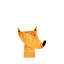 Renard - impression d'art graphique-52839915-52839916-52839918