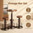 Jermeshia 2 - Person Pine Pedestal Dining Set-1888808929-1888808958