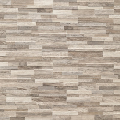 Wall Art 6" x 24" Ledger Panel Wood Look Porcelain Wall Tile
