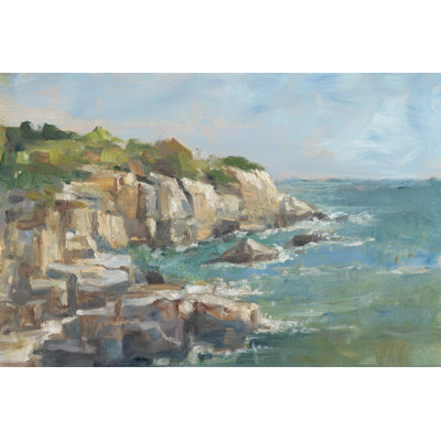«Impasto Ocean View I», peinture sur toile