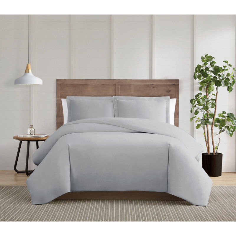 Ensemble de housse de couette Trely Calm, Grand, Gris